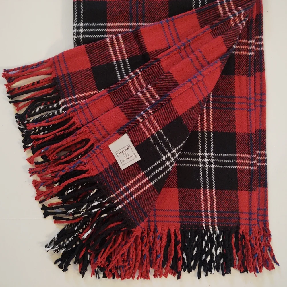🎁Made in Portugal Tartan Plaid Throw Blanket by Texteis Penedo